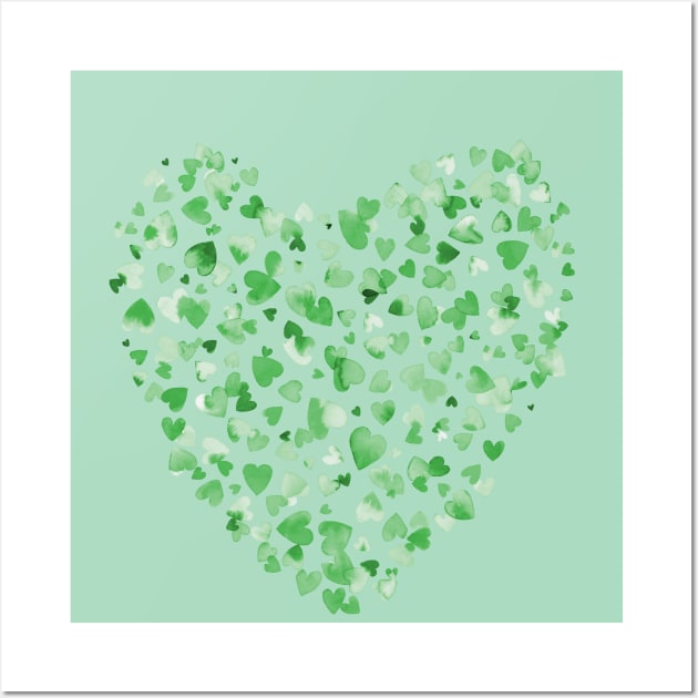 Hearts Wall Art by ninoladesign